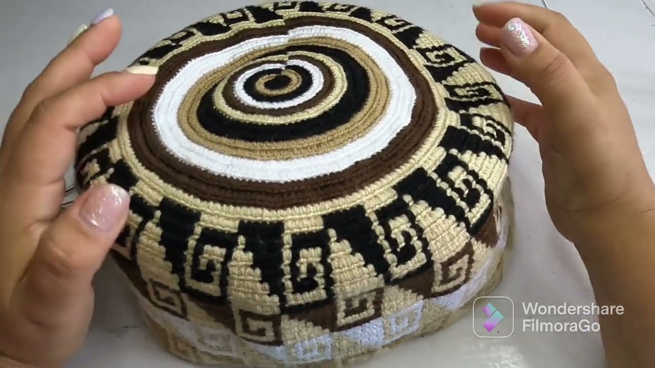 Cuerpo de mochila para hombre estilo wayuu