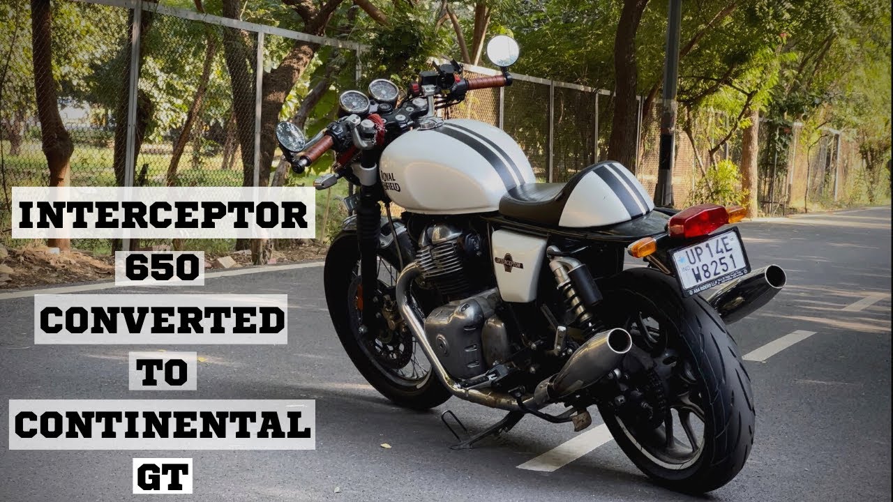 Interceptor 650 modified to continental gt 650 | Loud Exhaust