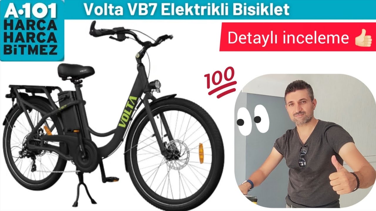 A101 Volta Vb7 Elektrikli Bisiklet Alınır mı?Ayrıntılı inceleme,Tüm özellikler,Video sonu Fikirlerim