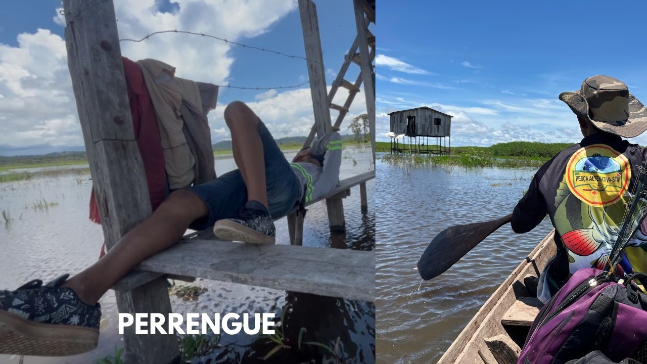 PERRENGUE NO MEIO DO LAGO: SUFOCO.