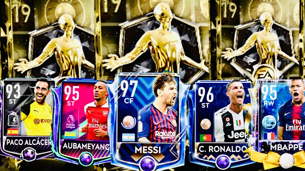 PROGRAM PLAYER PACKS OPENING FIFA MOBILE 19 ! TOTY masters , Ronaldo , Messi, I got TOTY master pack