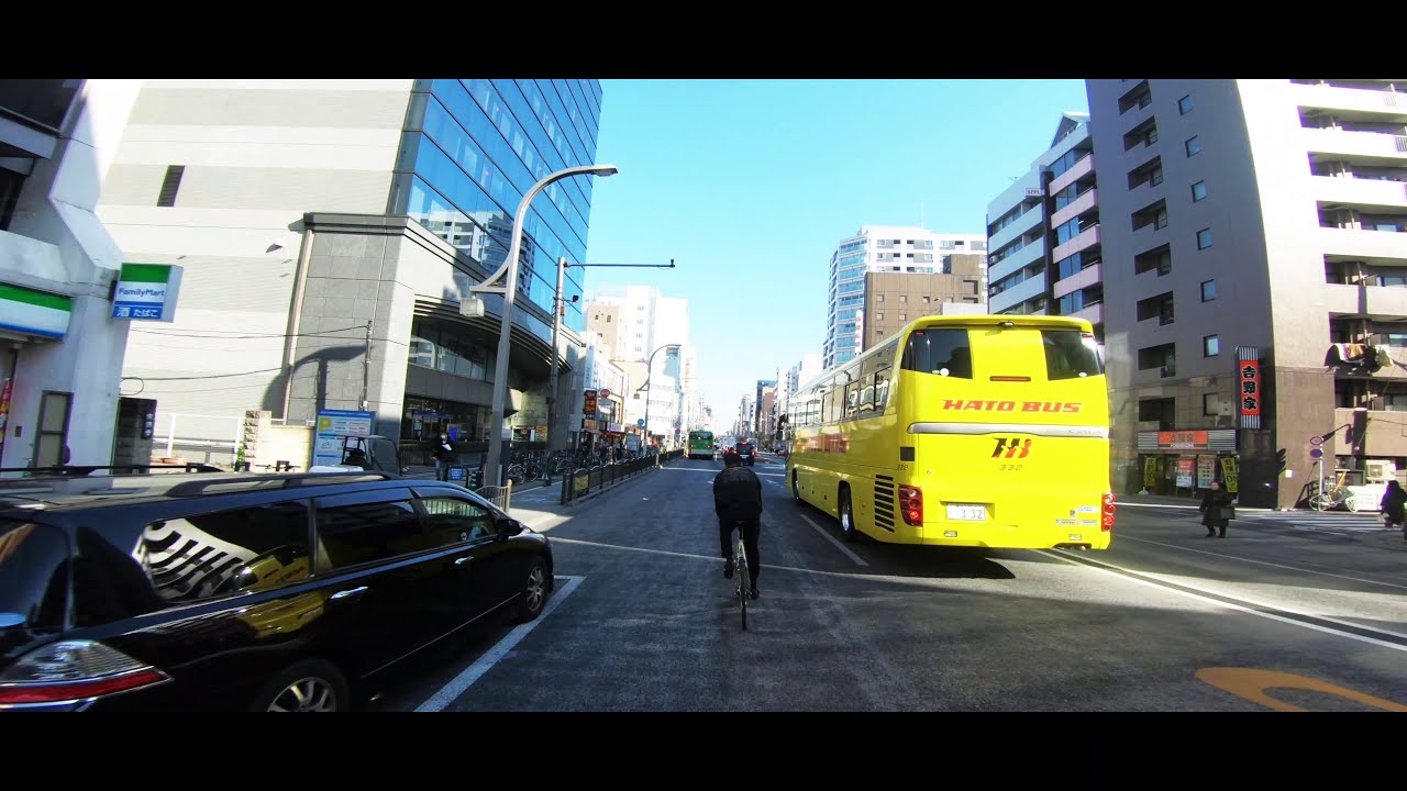(fixed gear tokyo) Biking around Asakusa