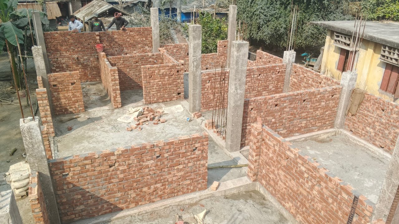 😱 মাত্র ৯ লক্ষ ৮০ হাজার টাকায় দুইতলা ফাউন্ডেশনসহ ৩ রুমের একতলা বাড়ি!👉 ৮৭৫ স্কয়ার ফিট ছাদ