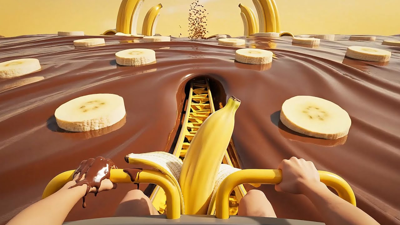🎢 Which Crazy Melted Chocolate Ocean 🌊 Would You Ride Next? | Oddly Satisfying Cinematic AI ASMR