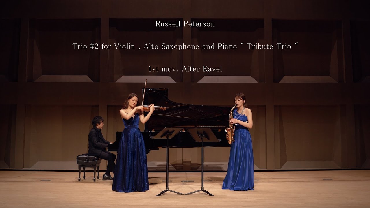 Russell Peterson / Trio #2 for Violin , Alto Saxophone and Piano 