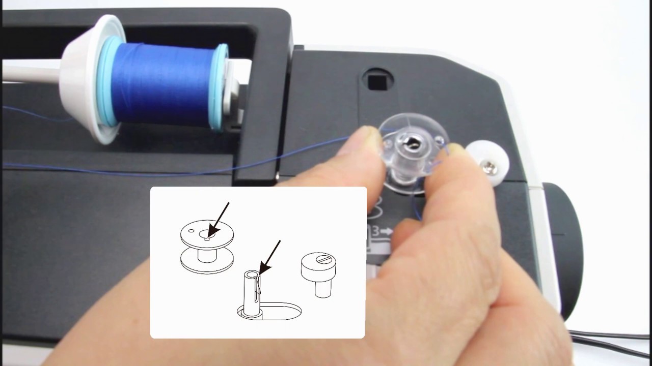 NECCHI Winding the Bobbin / Q Series Tutorial