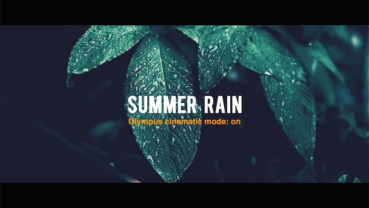 SUMMER RAIN - Olympus Cinematic Mode: On