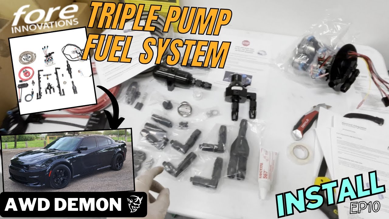 FORE Innovations Triple PUMP Fuel System Install on the AWD DEMON: NTF Ep10