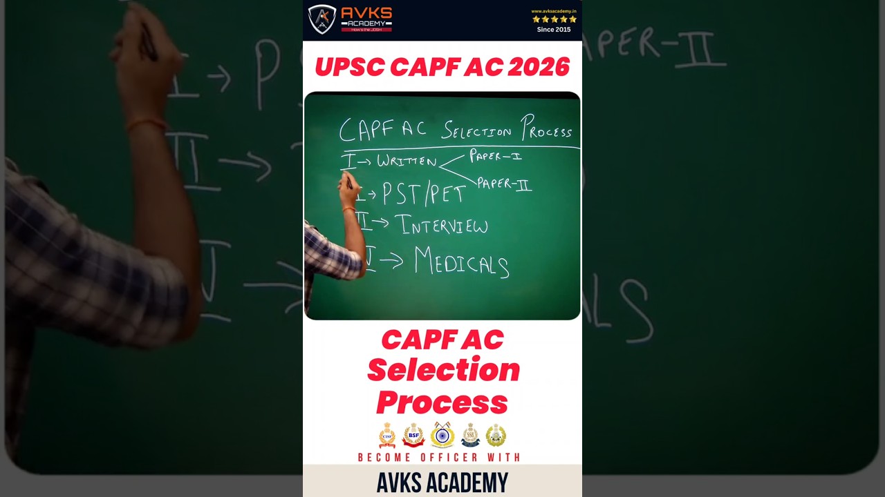CAPF ASSISTANT COMMANDANT Selection Process | UPSC CAPF AC 2026 | CAPF MOTIVATION #capf #crpf #ssb🇮🇳