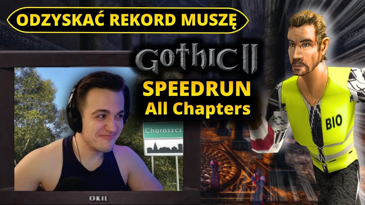 🔴 Gothic 2 NK Speedrun - REKORD JUŻ BLISKO - All Chapters No OoB