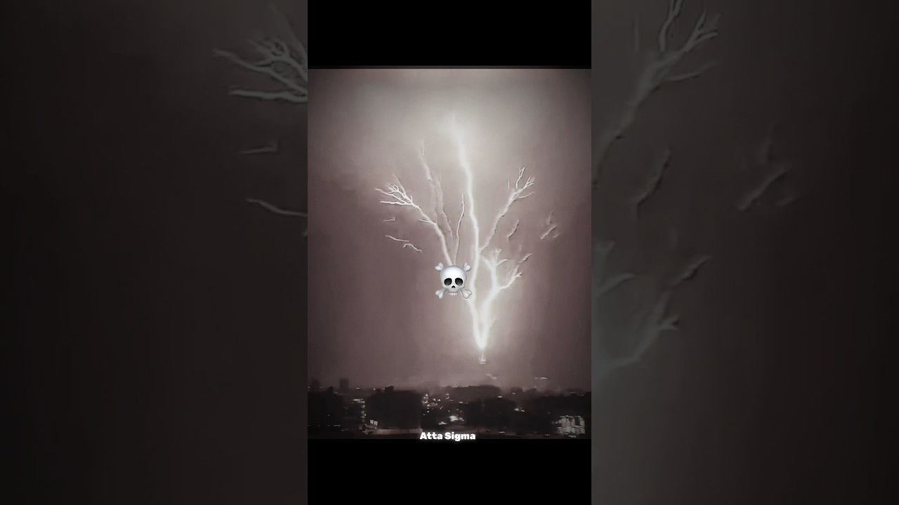 Lightning strike 💀 #trollface #edit #shortvideo #fyp