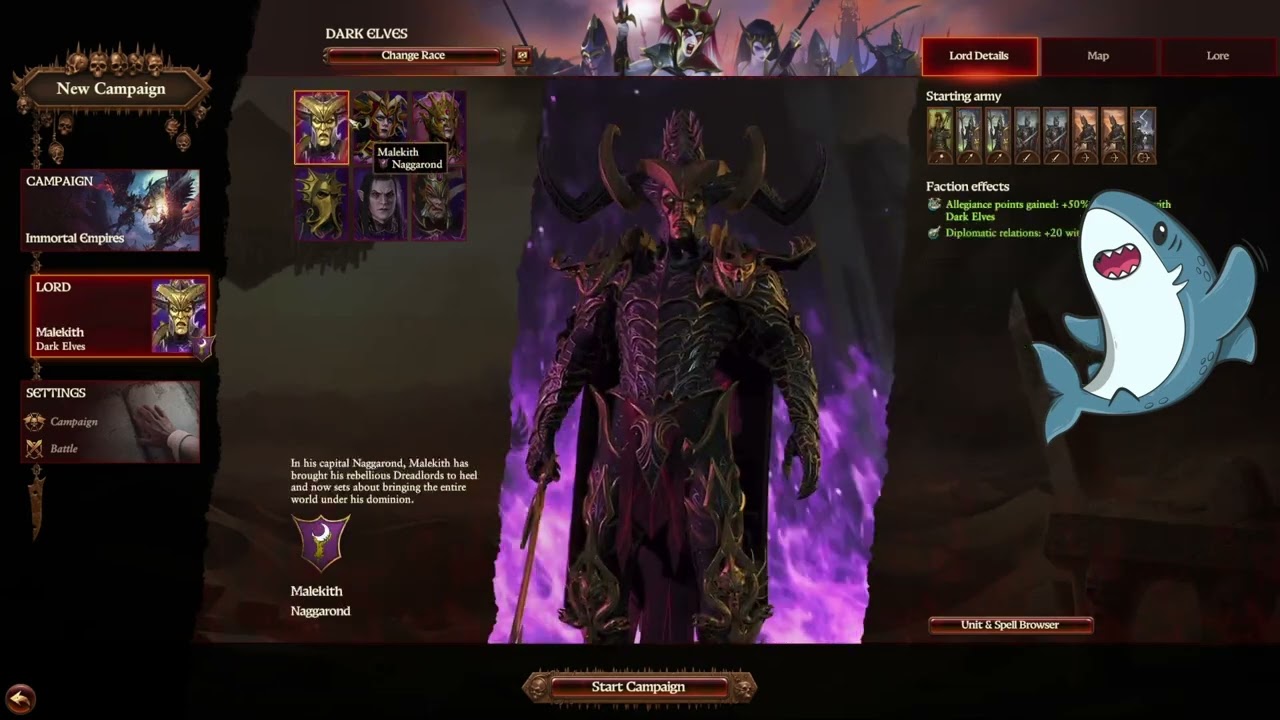 Warhammer 3: Dark Elves Morathi Short Victory