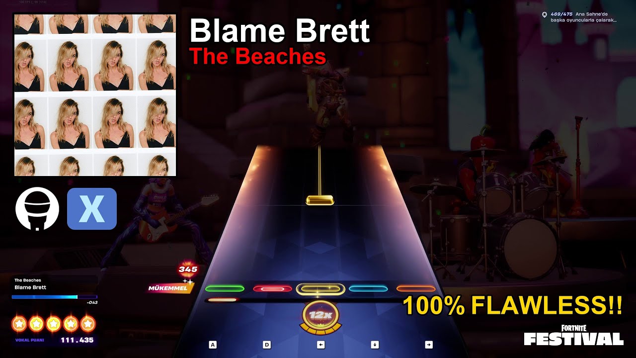 Blame Brett Expert Vocals 100% FC - Fortnite Festival