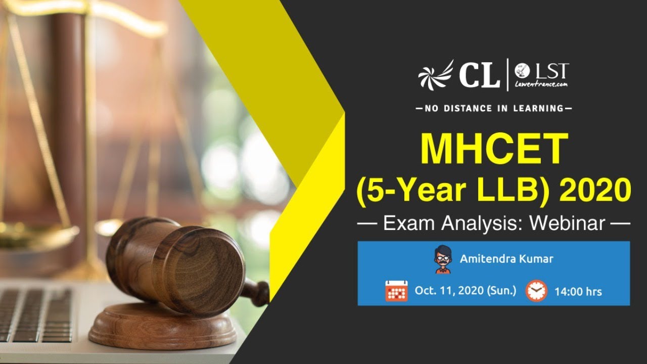 MHCET (5-Year LLB) 2020 Exam Analysis