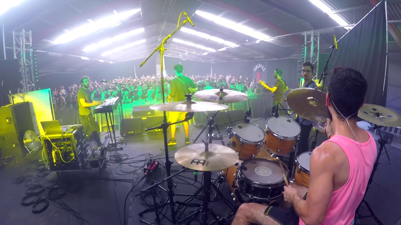 Color Wheel Drum Cam at UK Tech Metal Fest 2018