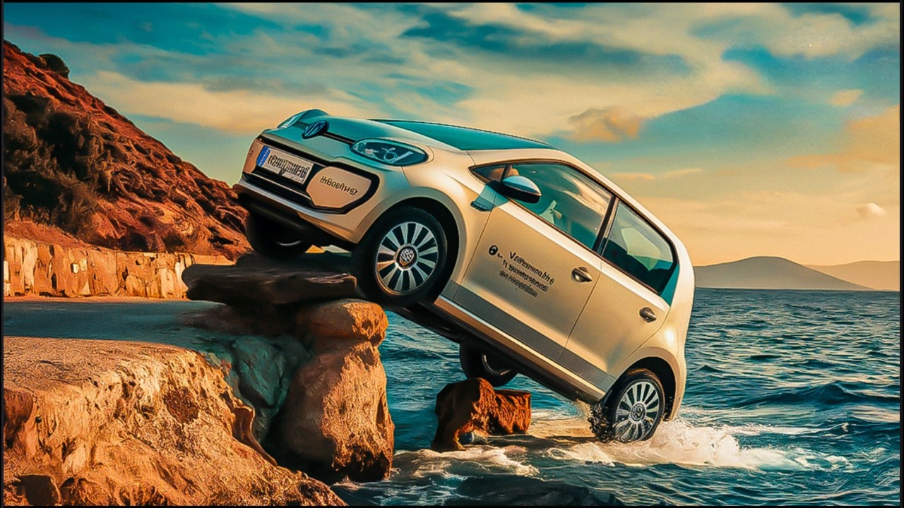 VolksWagen e-Up! Road Trip No. 5 | Scenic Drive, Easy Tasks & Family Fun in Greece