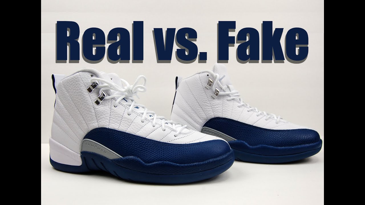 Real vs. Fake Air Jordan 12 French Blue 2016 Legit Check