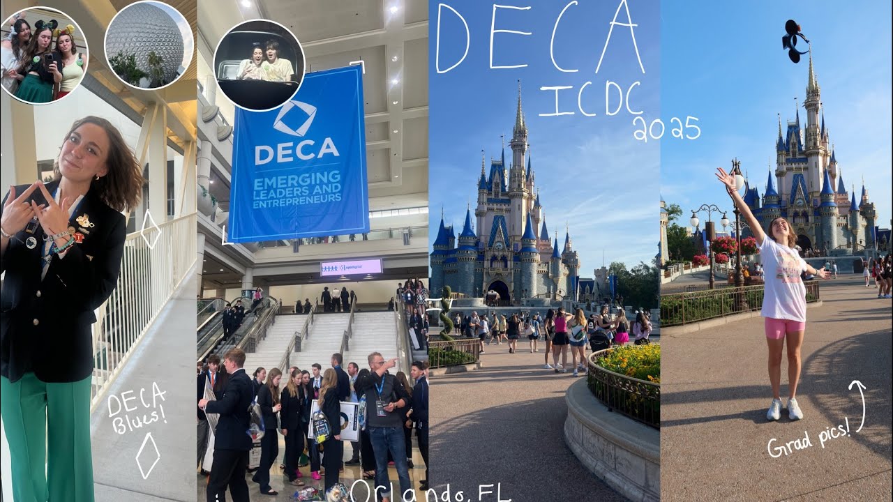 DECA ICDC 2025 Vlog|| Disney, Universal, finalists, + more!!