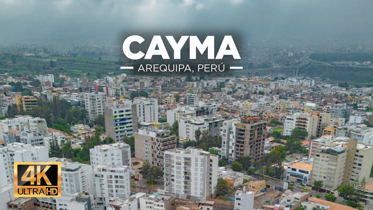 CAYMA, el distrito mas caro y exclusivo de Arequipa Perú 🇵🇪 - 4K 60FPS ULTRA HD Video by Drone