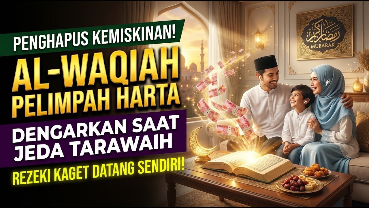 BUKTIKAN KEKUATANNYA! Surah Al Waqiah Magnet Rezeki Penghapus Kesulitan Ramadhan