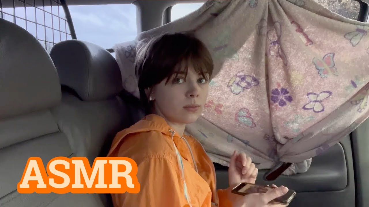 ASMR Big Sis Sits Next to You on The Family Road Trip (Soft Spoken Roleplay With Phone Tapping)