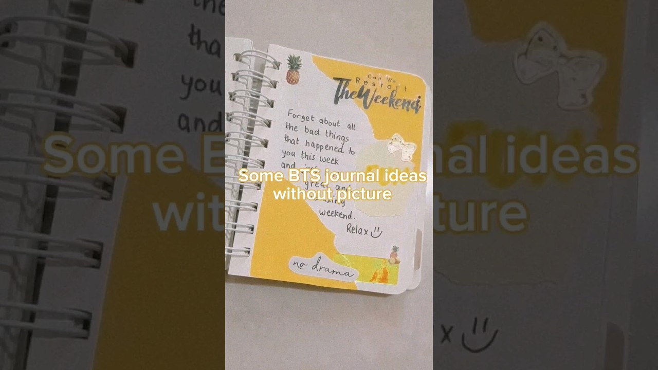 BTS journal ideas without picture | Bts Journal ideas | Bts journal 