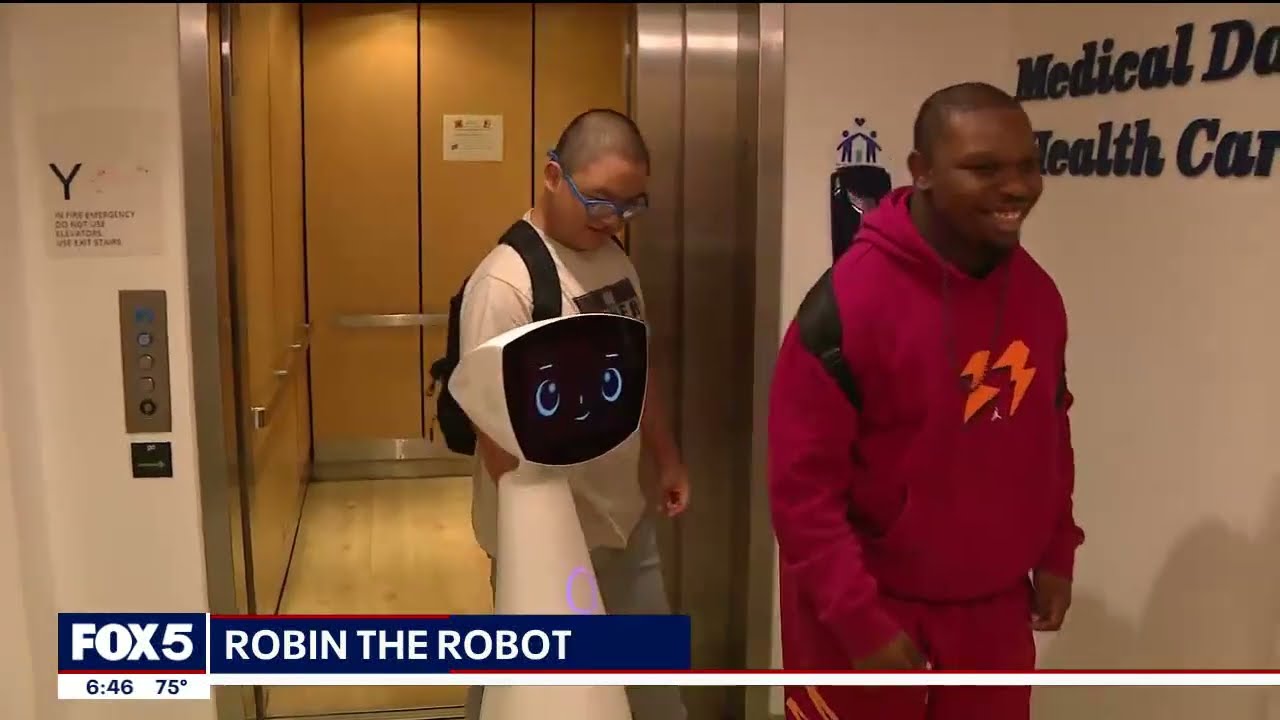 St. Mary's Fox 5 Feature: Robin the Robot