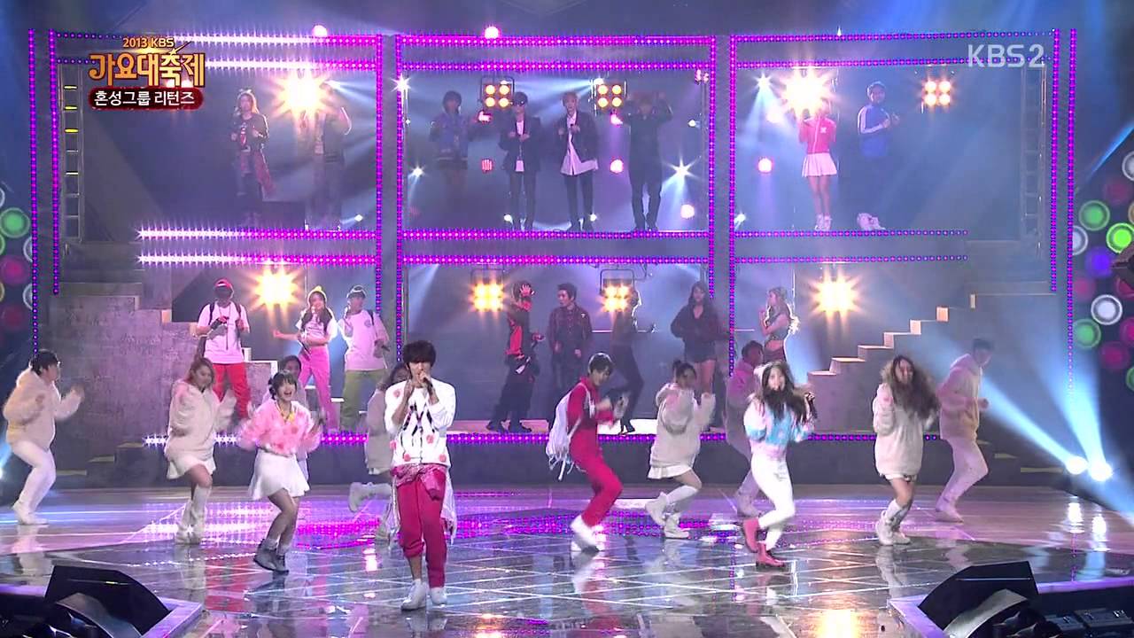 [131227] B1A4 & SECRET - Bbuyo Bbuyo @ KBS Music Festival