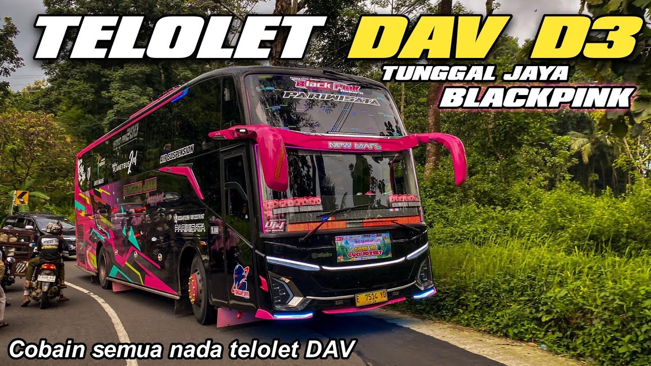 HEBOH😱‼️ Inilah nada Telolet yang lagi viral‼️Full Telolet Tunggal Jaya black pink nada modul DAV D3