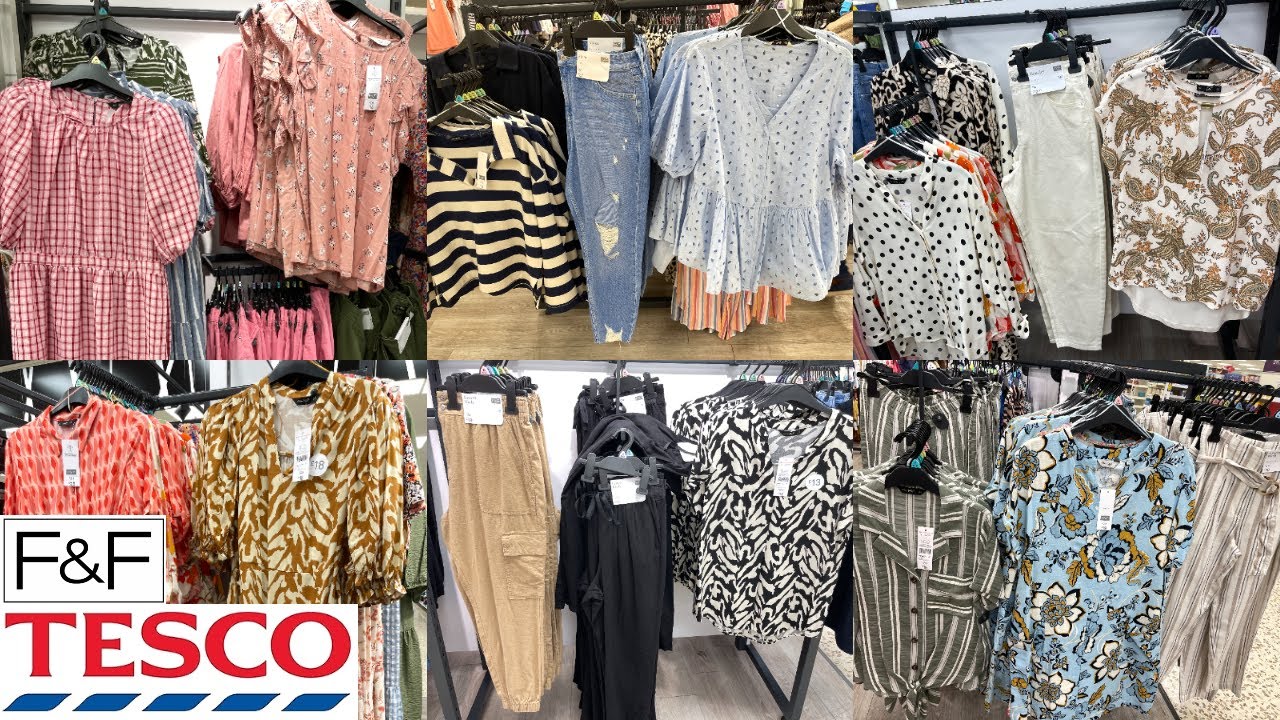 TESCO F&F WOMENS CLOTHING APRIL 2022 | F&F CLOTHING | TESCO SHOPPING HAUL | TRAVELANDSHOP WITH ME