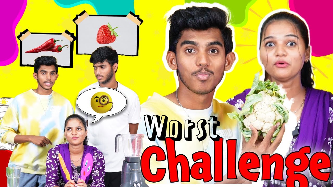 MIXED JUICE CHALLENGE 🤮 kevalama eruku 🤢 #comedy #funny #challenge