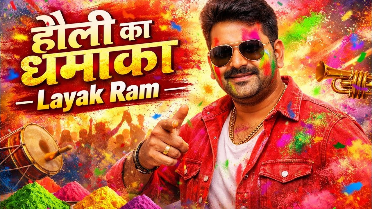 #video होली का धमाका -Layak Ram#funny #song #love 
