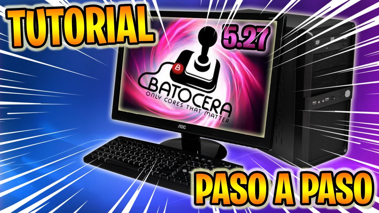 🛠️TUTORIAL: Cómo montar tu propia consola retro con BATOCERA 5.27 EN PC. Tutorial básico paso a paso