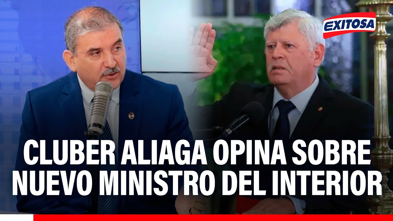 🔴🔵 Begazo es el nuevo ministro del Interior: Debería optimizar a la PNP Preventiva, según Aliaga