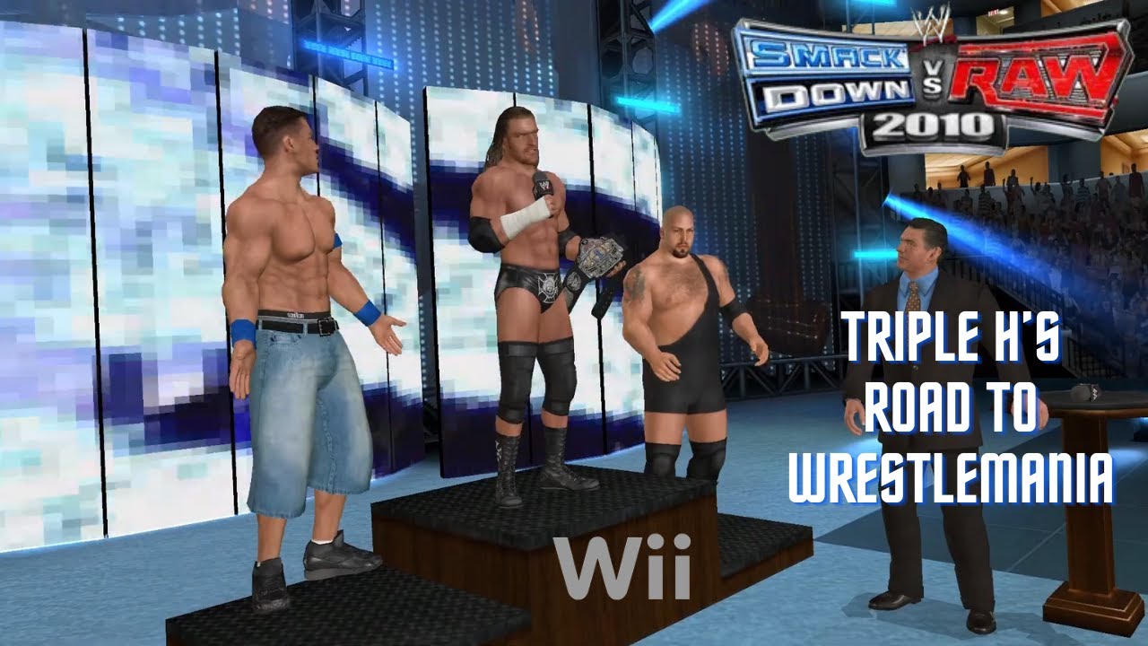 WWE Smackdown vs Raw 2010 - Triple H's Road to Wrestlemania (Full Walkthrough) (Wii)