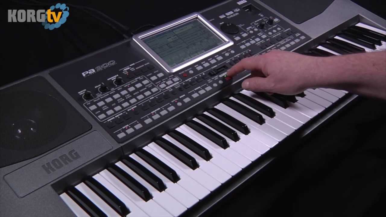 KORG TV / Pa900 Video Anleitung - Teil 3 - Styles