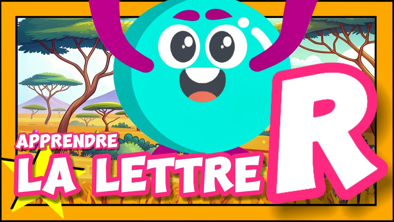 Apprendre la Lettre R facilement🐵⭐ Vidéo éducative pour les tout-petits