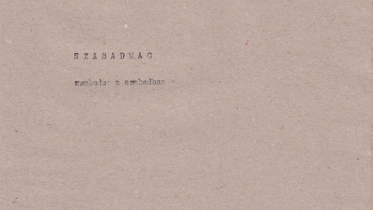 Szabadon a szabadban // No. 1. // vackor