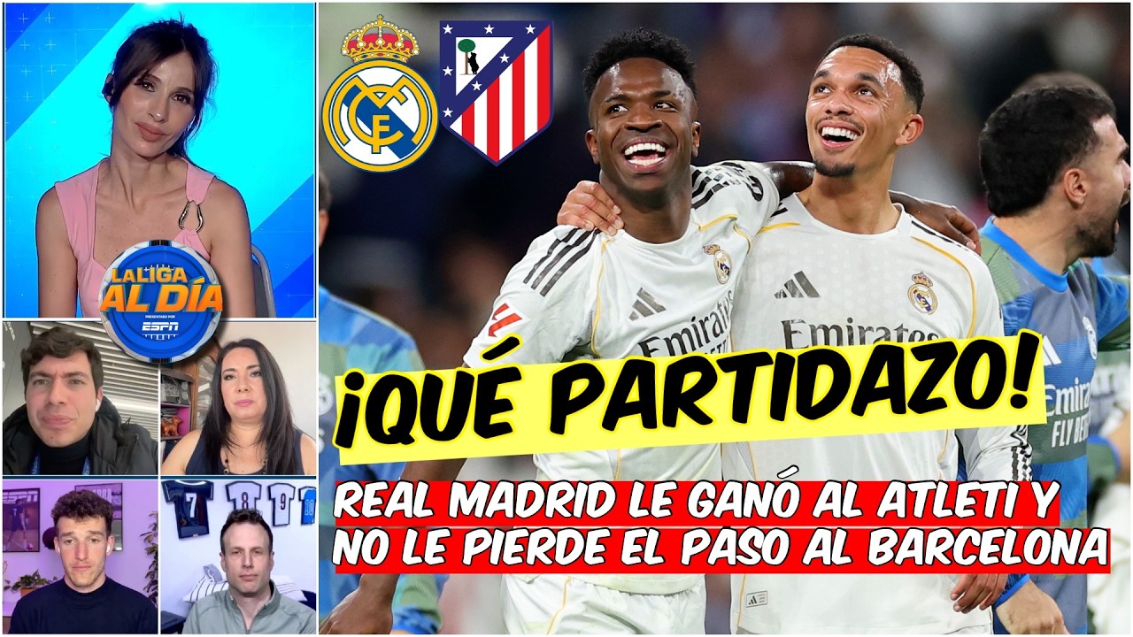 Real Madrid SE AGARRA A LA LIGA al ganarle al Atl&eacute;tico de Madrid en el DERBI | La Liga al D&iacute;a