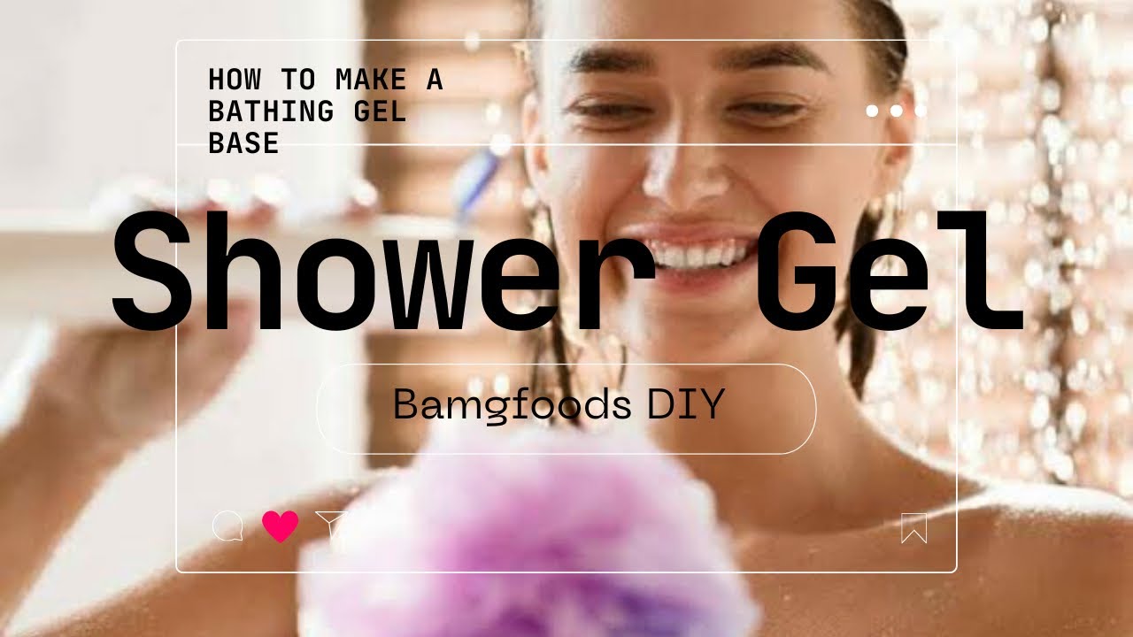 How to make Bathing Gel base | shower gel base | liquid bathingwash