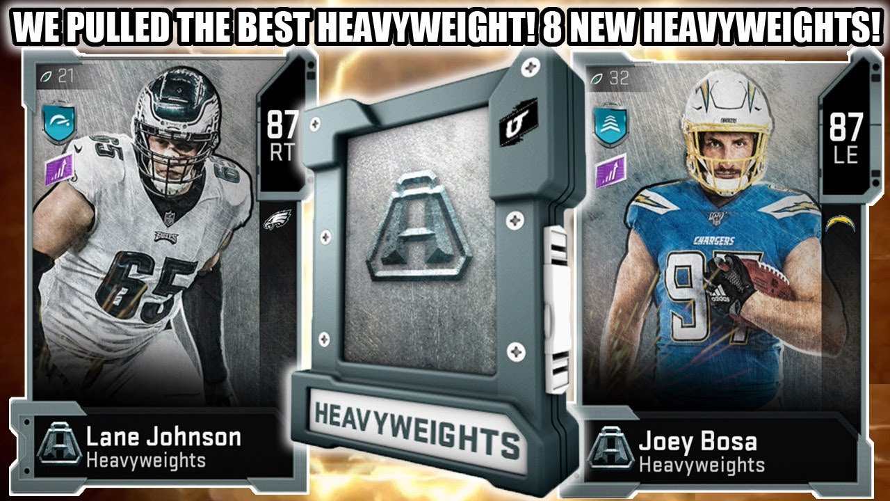 WE PULLED THE BEST HEAVYWEIGHT! 8 NEW HEAVYWEIGHTS! BOSA, LANE AND MORE! | MADDEN 20 ULTIMATE TEAM