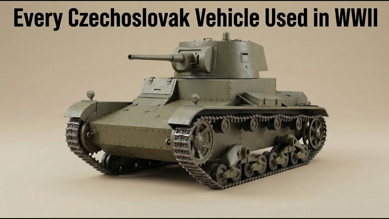 Every Czechoslovak Vehicle Used in WWII