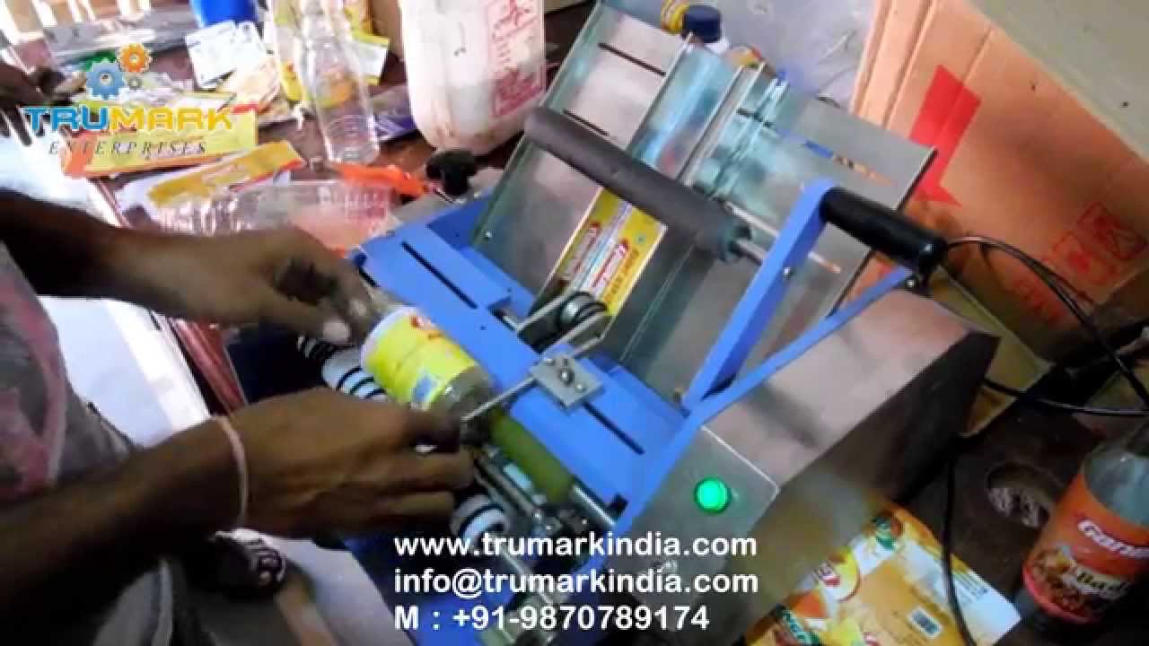 BS100 wet glue labeling machine on glass bottles- exporter manufacturer from india