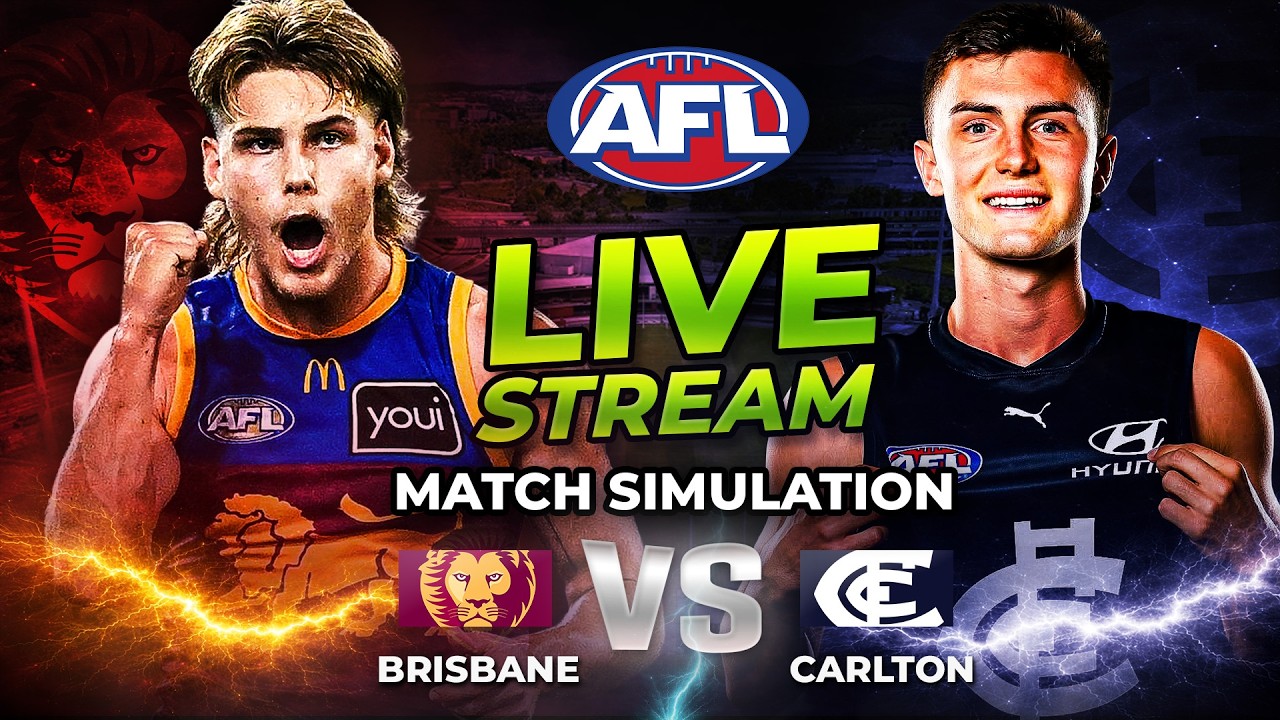 BRISBANE vs CARLTON | 2026 AFL Pre - Season Live