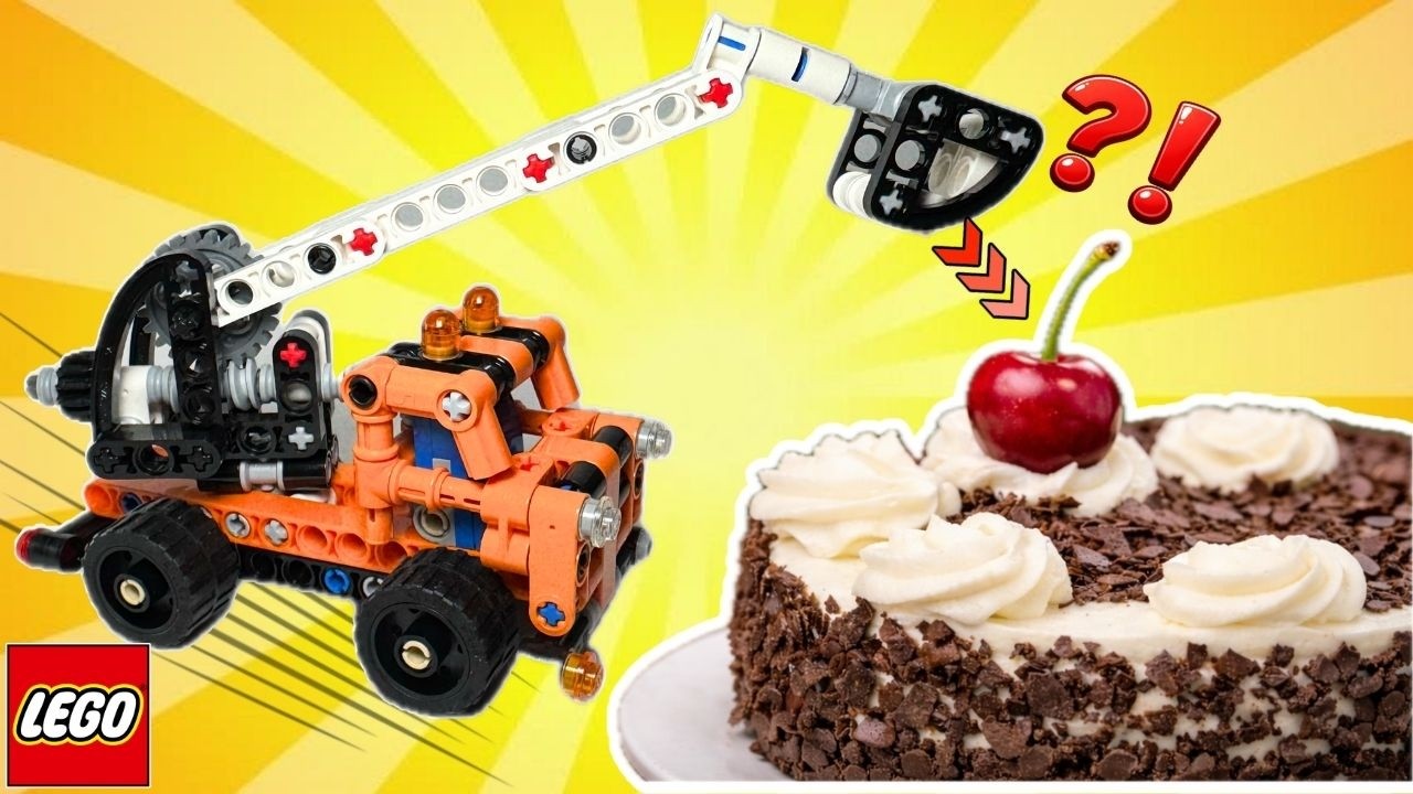 Сможет ли LEGO-подъемник собрать вишню? | Technic 42088