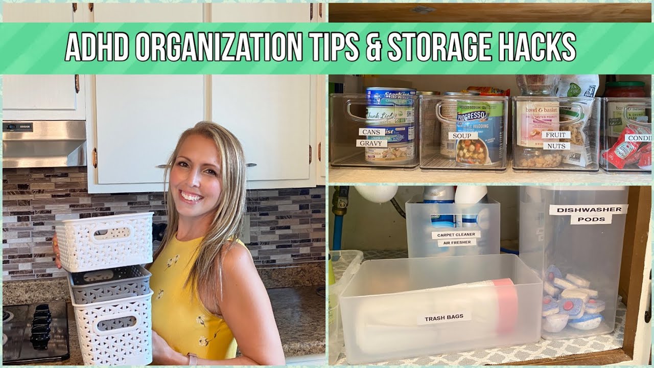 Hoarders ❤️ ADHD Storage Hacks & Organization Tips | Mega Motivation Collab￼