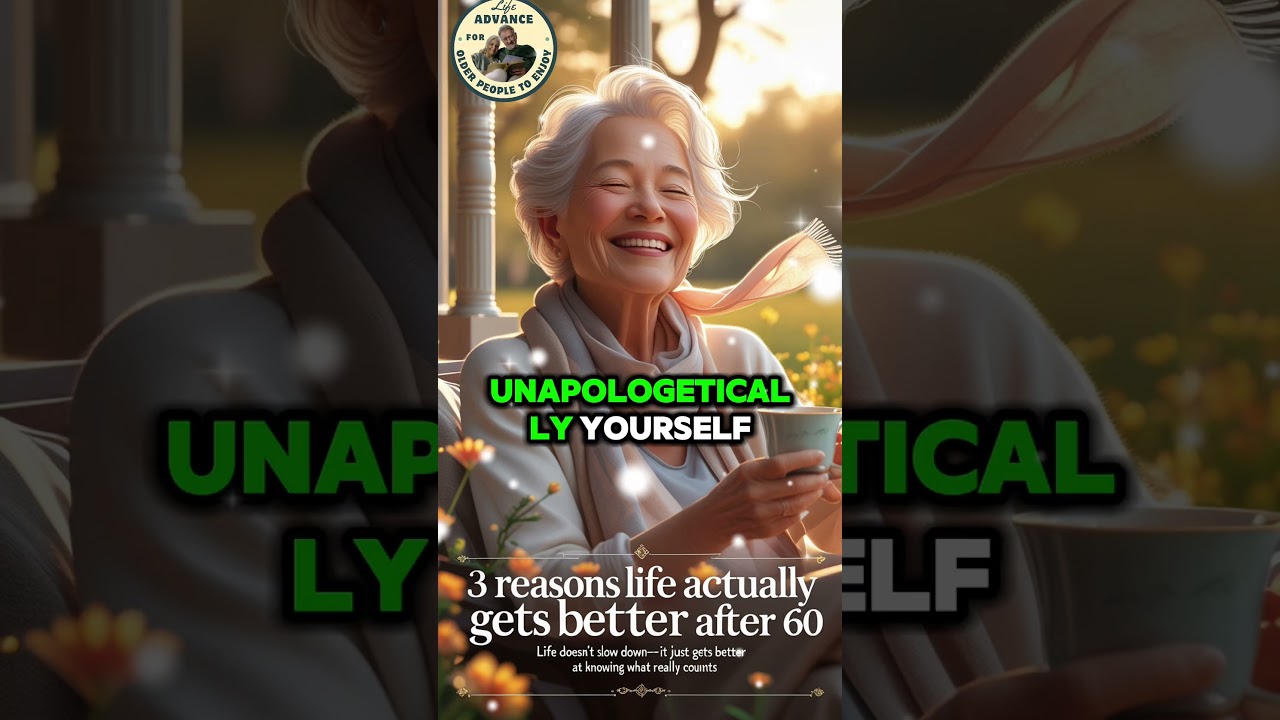 3 Reasons Life Actually Gets Better After 60 #motivation #agingwell #healthymindset #mindsetshift