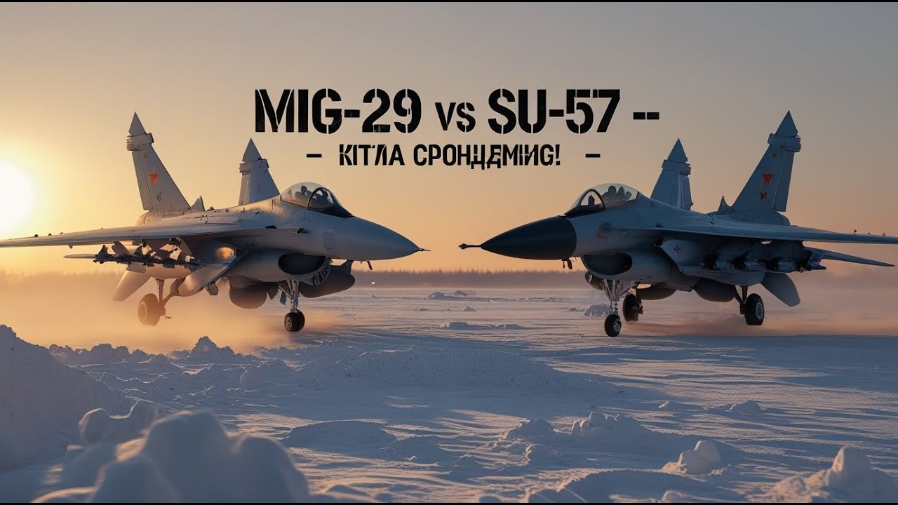МиГ-29 против Су-57 &mdash; Битва поколений! Кто сильнее?