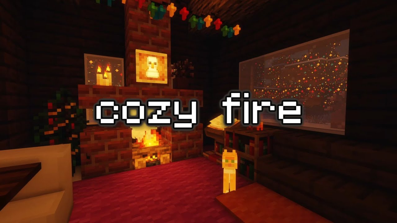 pov: you fell asleep while playing minecraft during the holidays in 2015 (C418 music & fire)