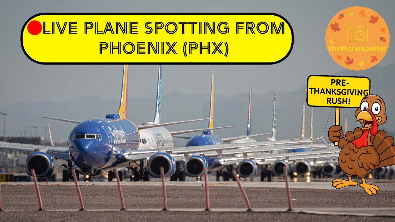 🔴LIVE | Phoenix Sky Harbor International Airport (PHX) ✈️ Departures & Arrivals | 11/25/25
